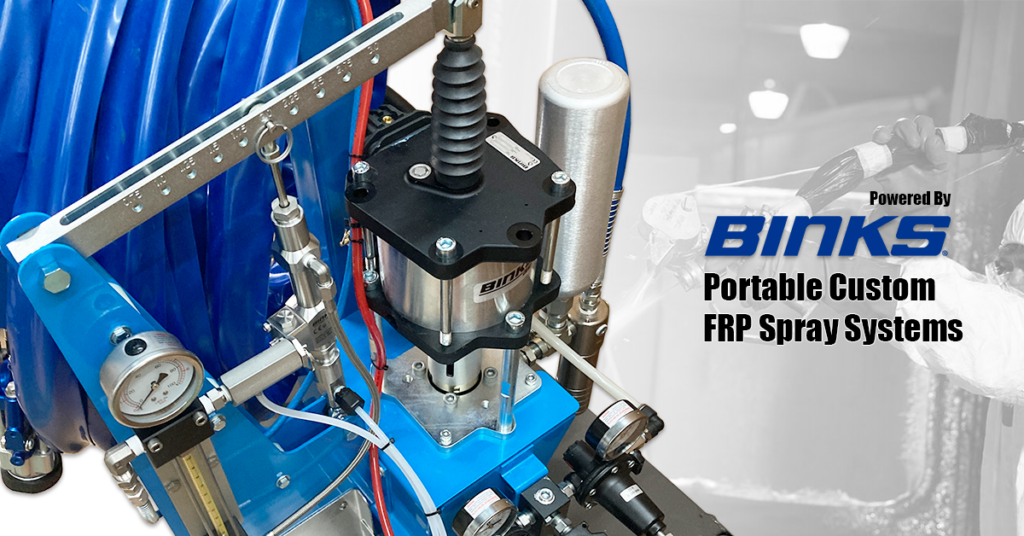 Portable Custom FRP Spray Systems
