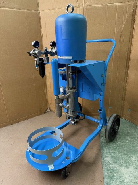 Binks Portable B5 Super Slave Gel-Coat or Resin Wet-Out System on Small Cart. 14:1 Ratio - Image 3