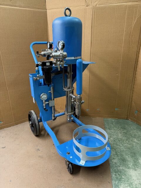 Binks Portable B5 Super Slave Gel-Coat or Resin Wet-Out System on Small Cart. 14:1 Ratio - Image 4
